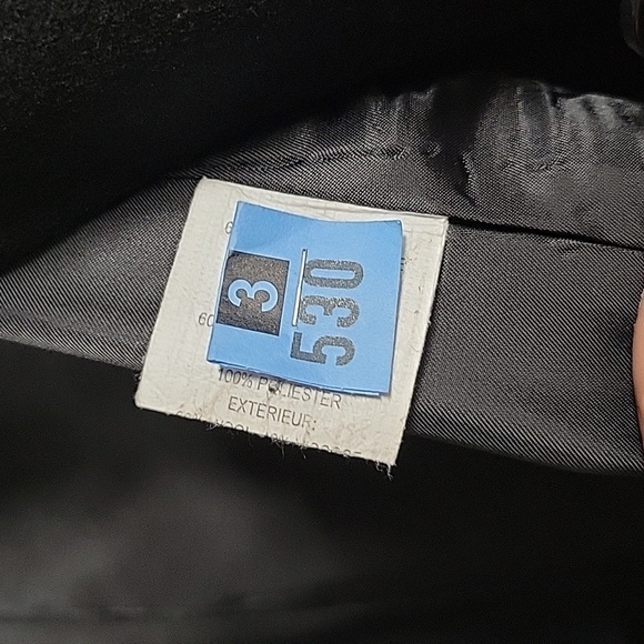 Women's Braefair Vintage Black Wool Mix Overcoat, Size 12 - Picture 10 of 16